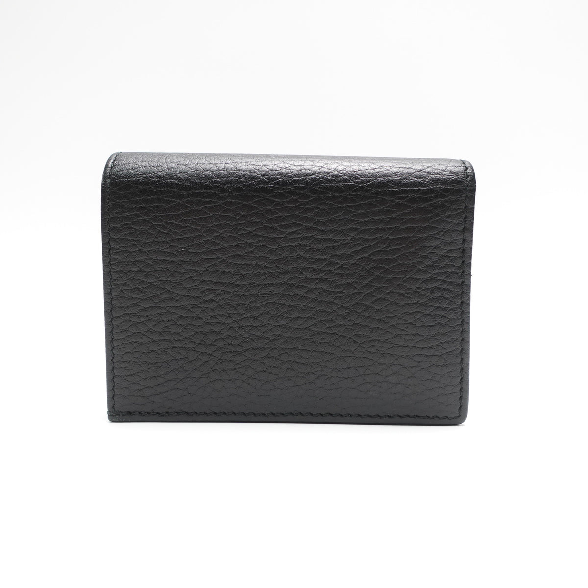 Pre-Owned Gucci GG Marmont Black Calfskin Wallet T10437874