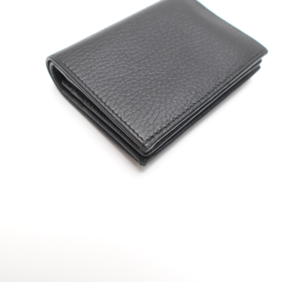 Pre-Owned Gucci GG Marmont Black Calfskin Wallet T10437874
