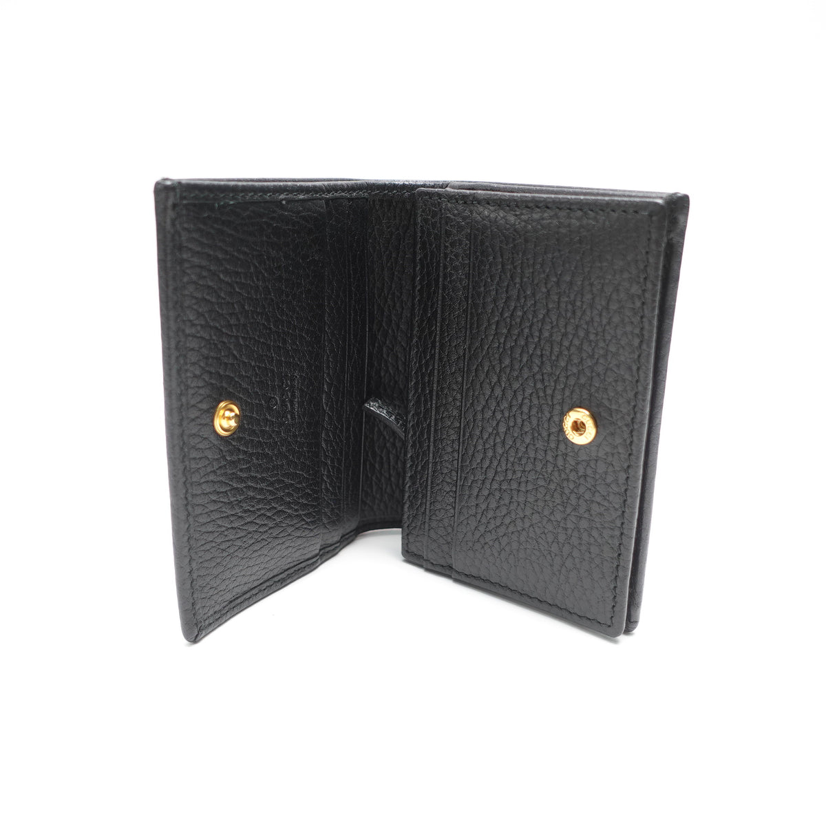 Pre-Owned Gucci GG Marmont Black Calfskin Wallet T10437874