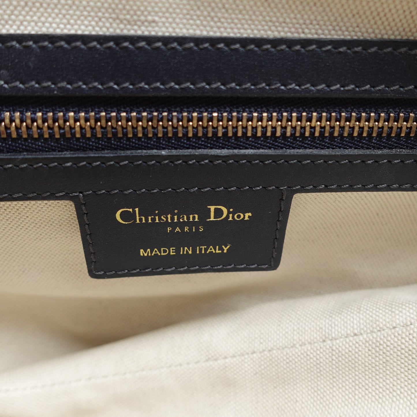 Pre-Owned Dior Saddle Blue Obique Canvas Shoulder Bag T10439073