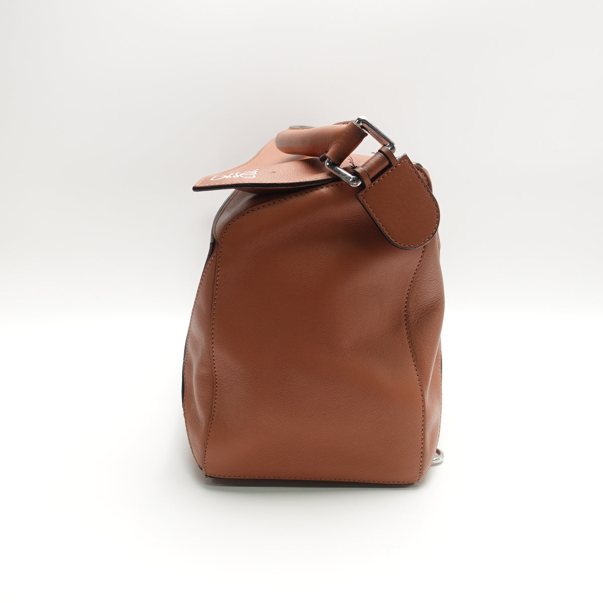 Pre-Owned Loewe Puzzle Large Brown Calfskin Leather Shoulder Bag T10439746