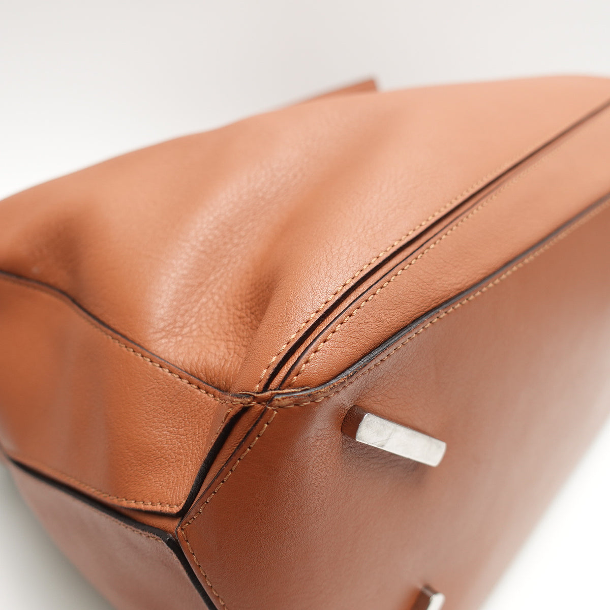 Pre-Owned Loewe Puzzle Large Brown Calfskin Leather Shoulder Bag T10439746