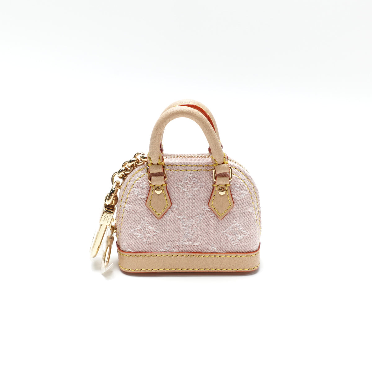 Pre-Owned Louis Vuitton Alma Pink Canvas Bag Charm T10439564