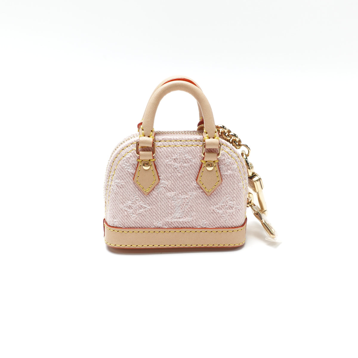 Pre-Owned Louis Vuitton Alma Pink Canvas Bag Charm T10439564