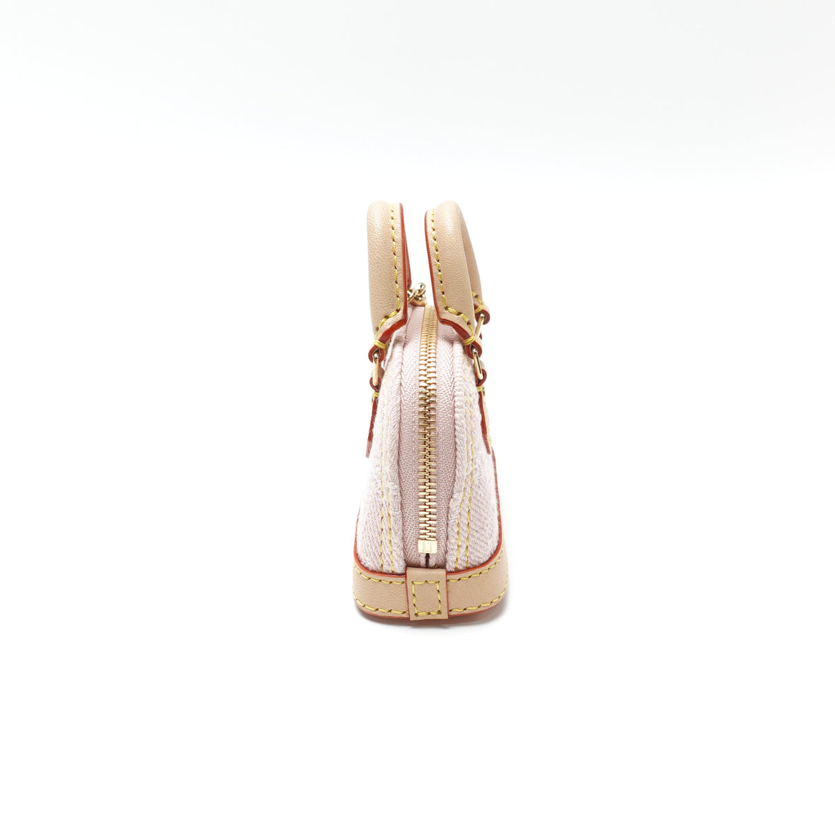Pre-Owned Louis Vuitton Alma Pink Canvas Bag Charm T10439564