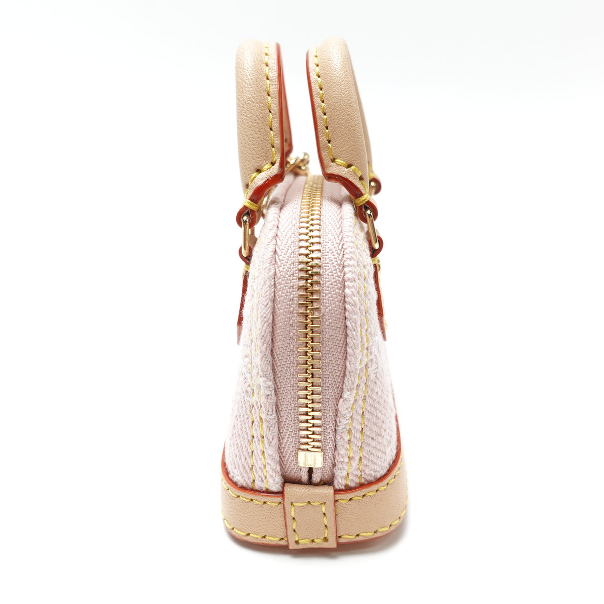 Pre-Owned Louis Vuitton Alma Pink Canvas Bag Charm T10439564