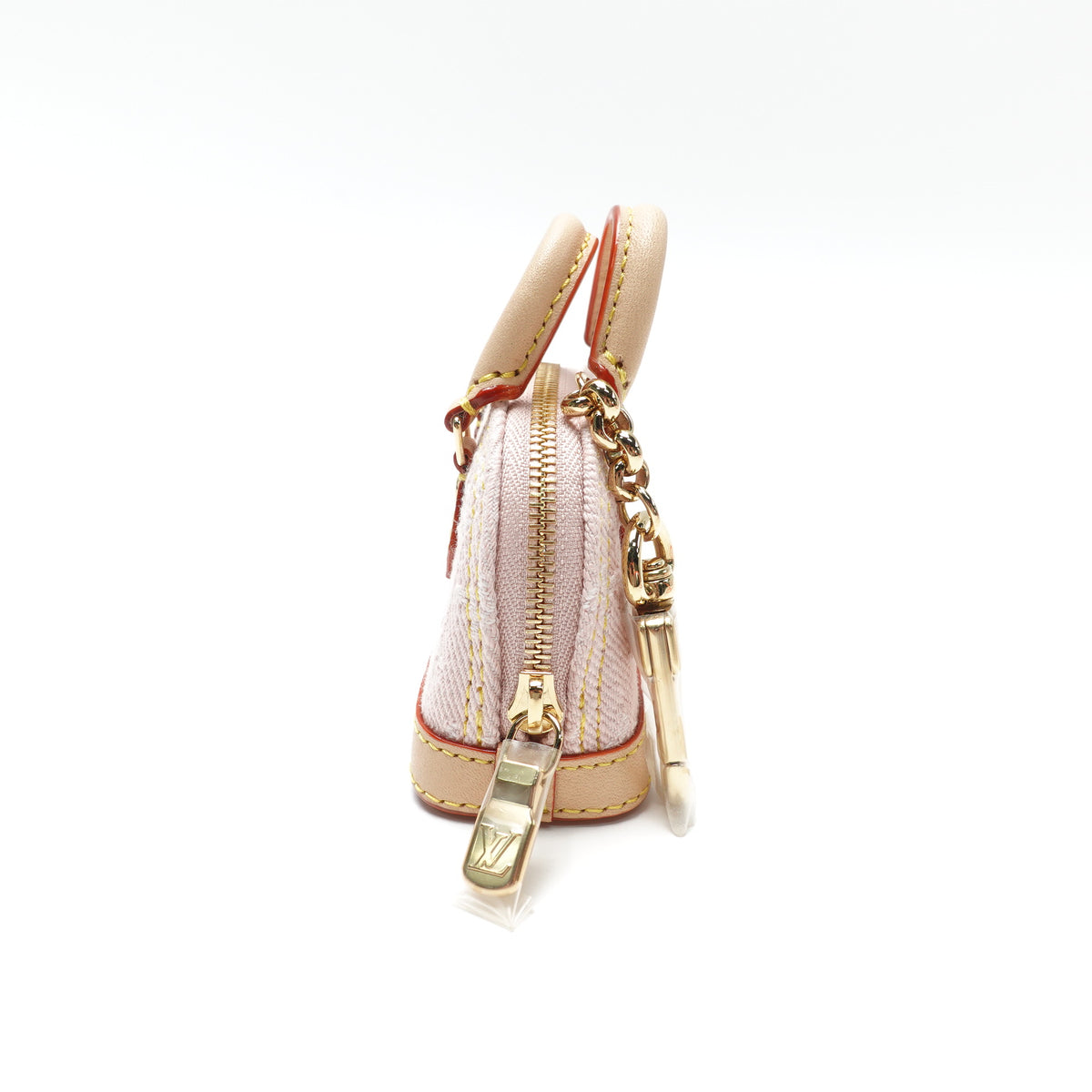 Pre-Owned Louis Vuitton Alma Pink Canvas Bag Charm T10439564