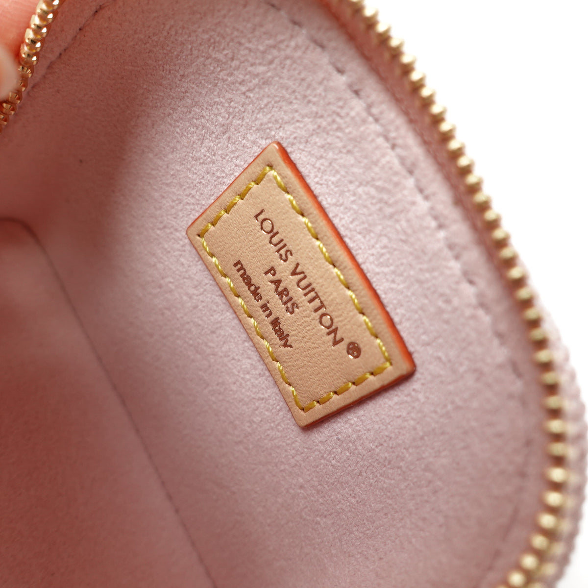 Pre-Owned Louis Vuitton Alma Pink Canvas Bag Charm T10439564