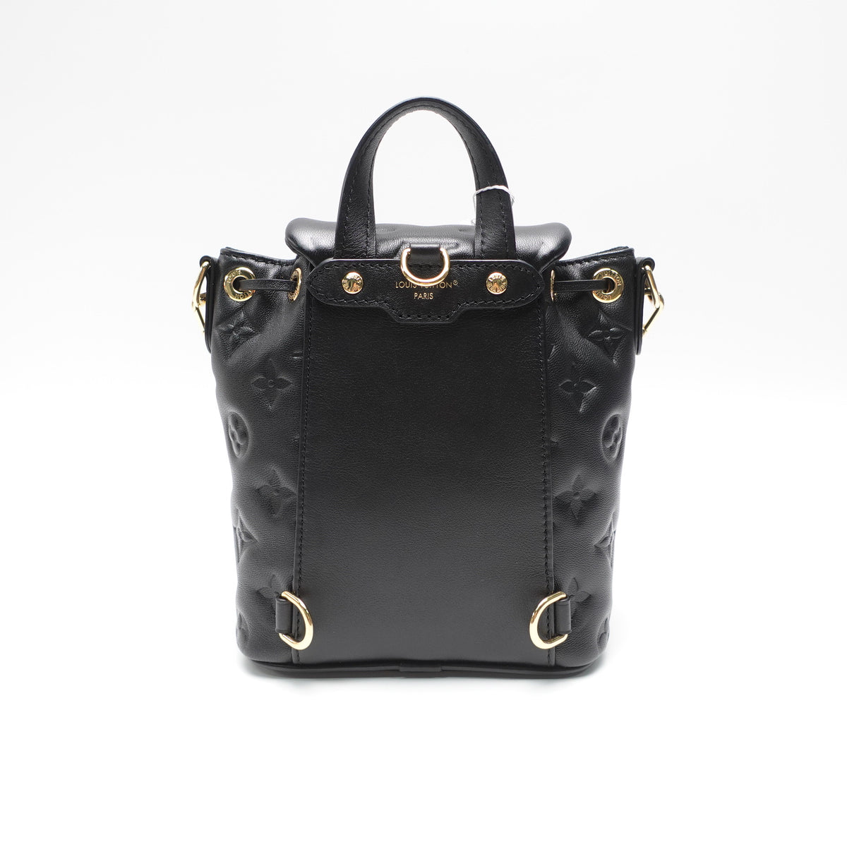 Pre-Owned Louis Vuitton Coussin PM Black Lambskin Leather Backpack T10439628