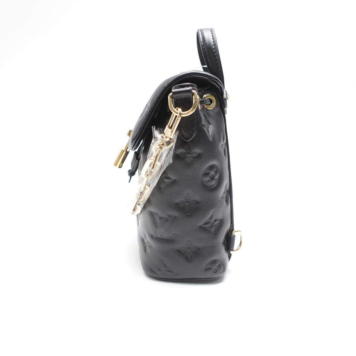 Pre-Owned Louis Vuitton Coussin PM Black Lambskin Leather Backpack T10439628