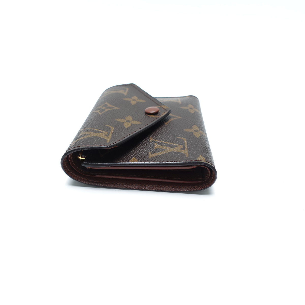 Pre-Owned Louis Vuitton Victorine Monogram Coated Canvas Compact Wallet T10441031