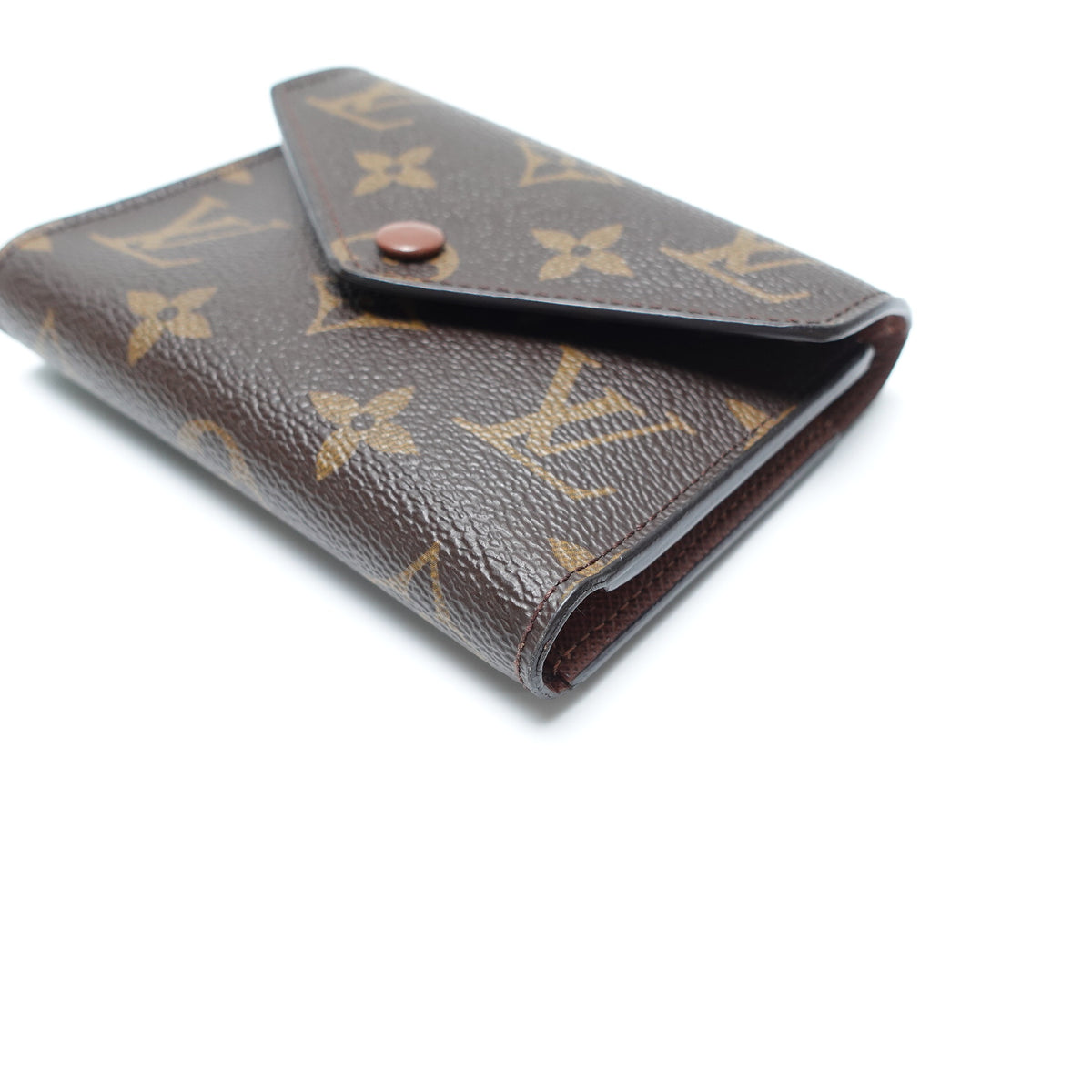 Pre-Owned Louis Vuitton Victorine Monogram Coated Canvas Compact Wallet T10441031