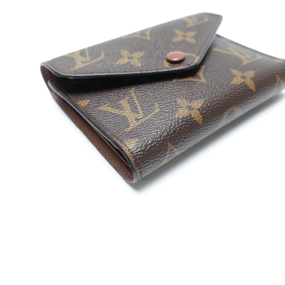 Pre-Owned Louis Vuitton Victorine Monogram Coated Canvas Compact Wallet T10441031