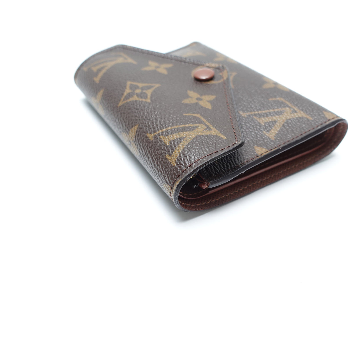 Pre-Owned Louis Vuitton Victorine Monogram Coated Canvas Compact Wallet T10441031