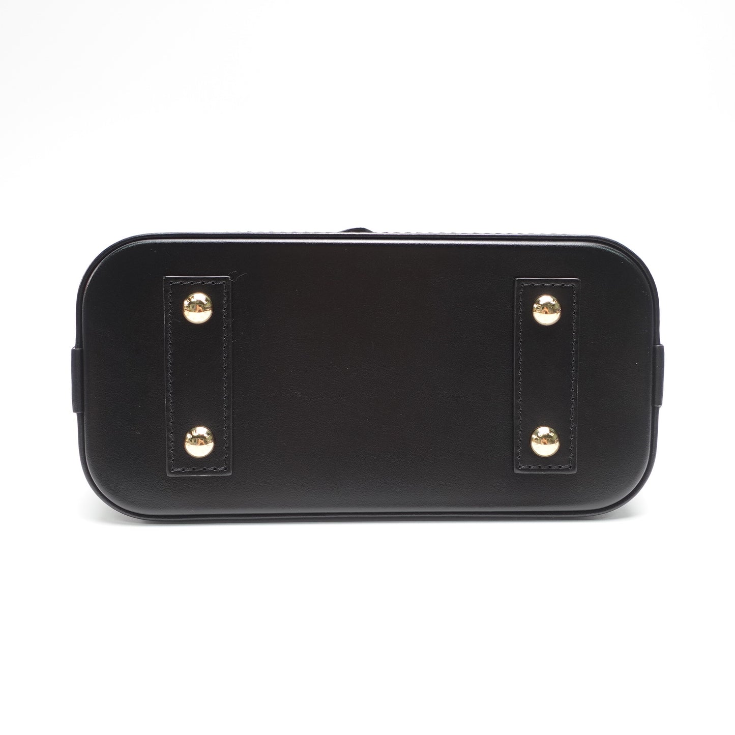 Pre-Owned Louis Vuitton Alma BB Black&White Leather Shoulder Bag T10441814