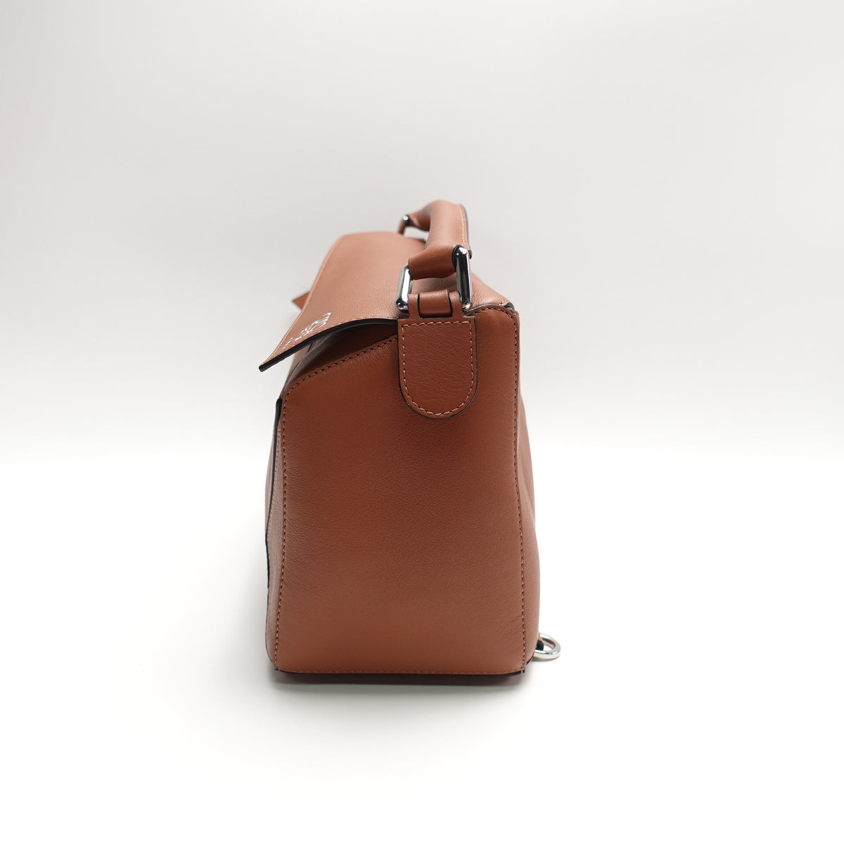 Pre-Owned Loewe Puzzle Medium Brown Calfskin Leather Shoulder Bag T10443959