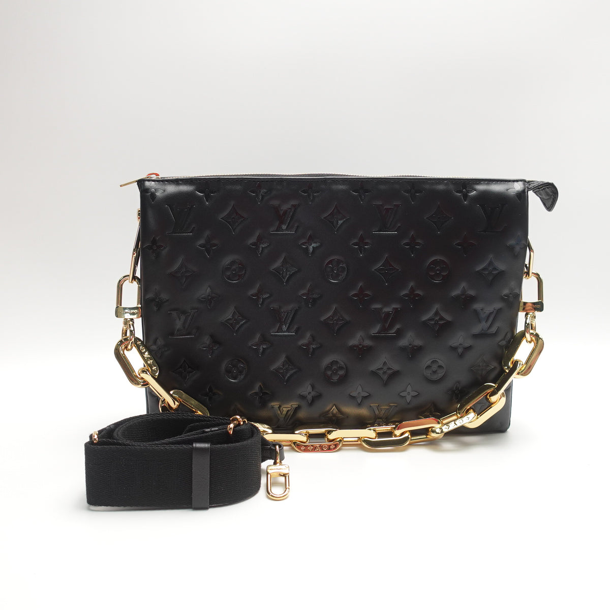 Louis Vuitton Coussin PM Black Lambskin Leather Shoulder Bag T10442689