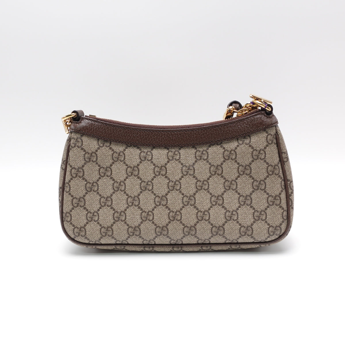Pre-Owned Gucci Ophidia Beige Canvas Shoulder Bag T10443183