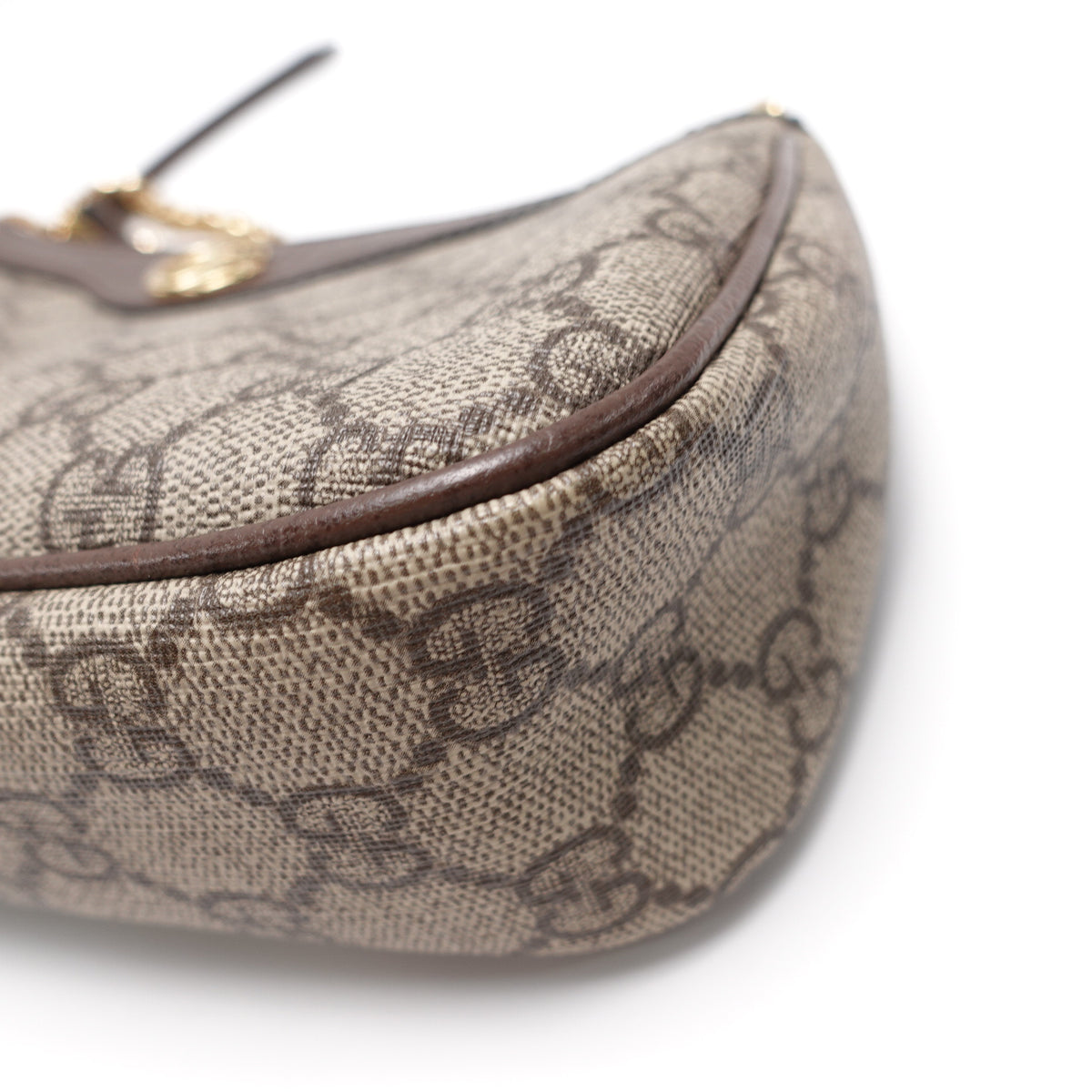 Pre-Owned Gucci Ophidia Beige Canvas Shoulder Bag T10443183