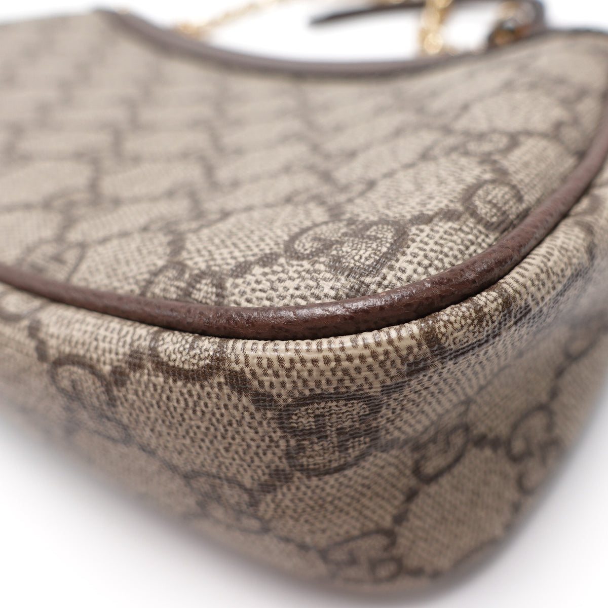Pre-Owned Gucci Ophidia Beige Canvas Shoulder Bag T10443183