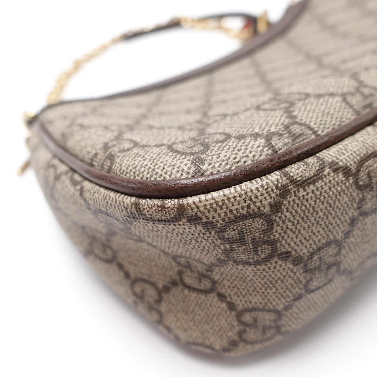 Pre-Owned Gucci Ophidia Beige Canvas Shoulder Bag T10443183