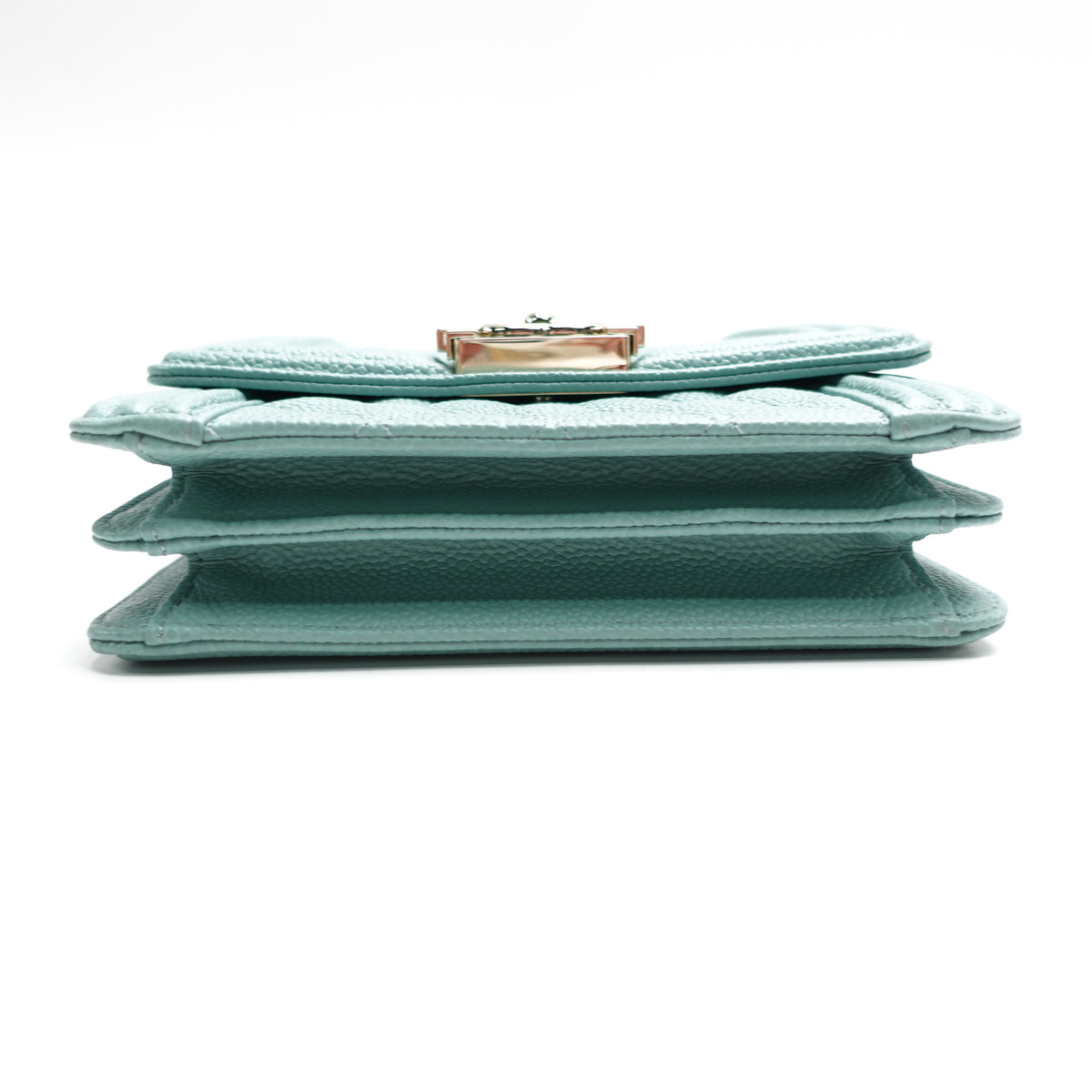 Chanel Leboy Teal Caviar Shoulder Bag T10445056