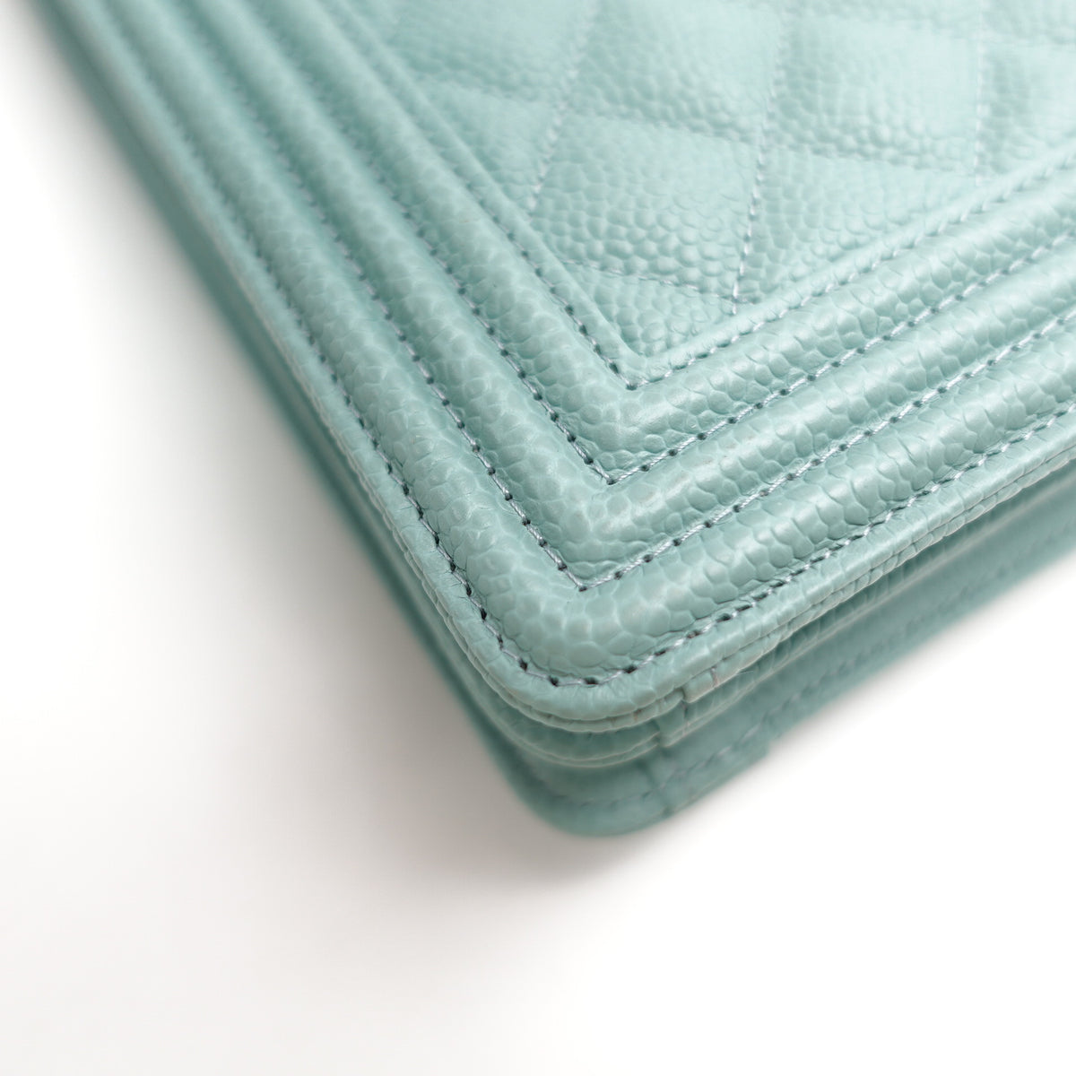 Chanel Leboy Teal Caviar Shoulder Bag T10445056