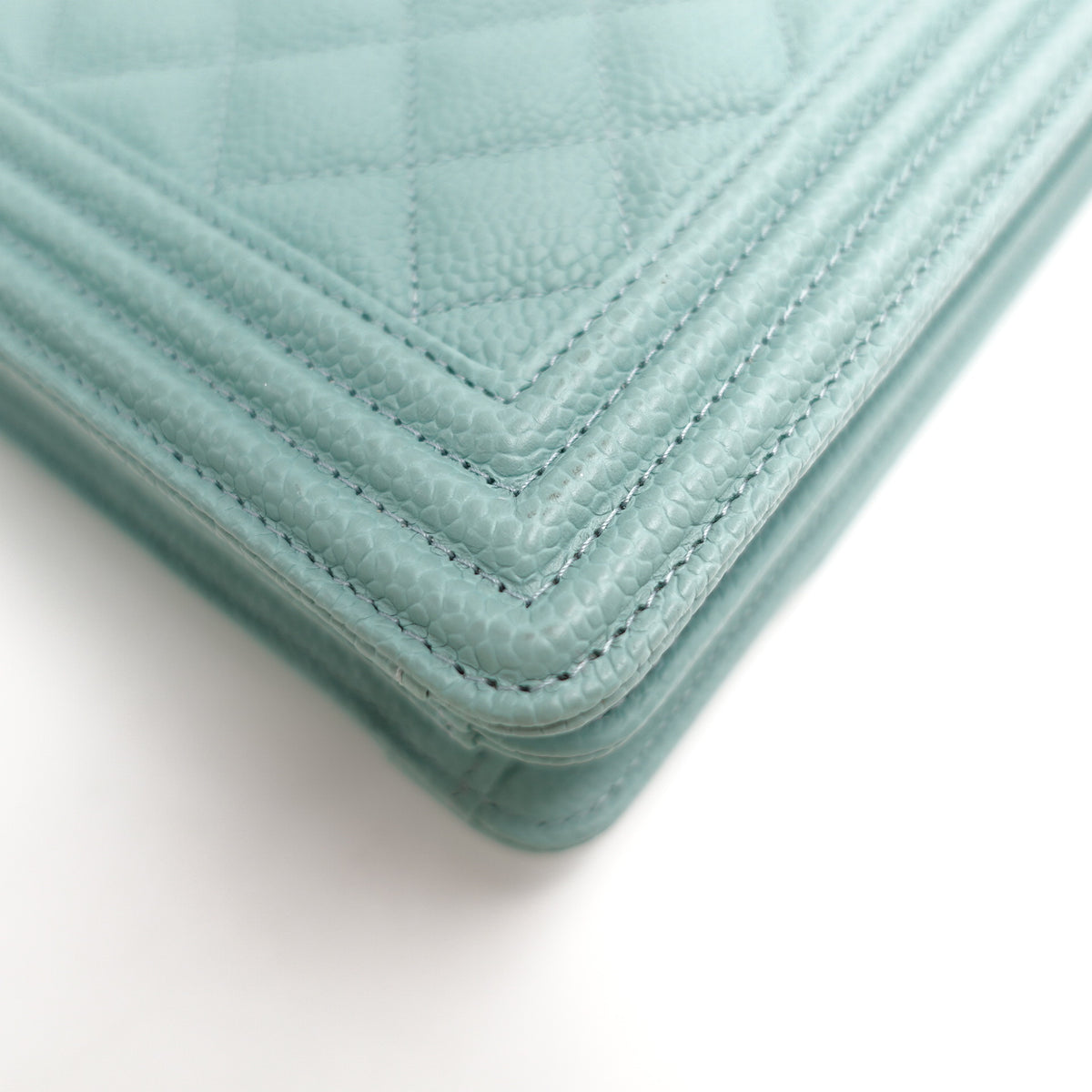 Chanel Leboy Teal Caviar Shoulder Bag T10445056
