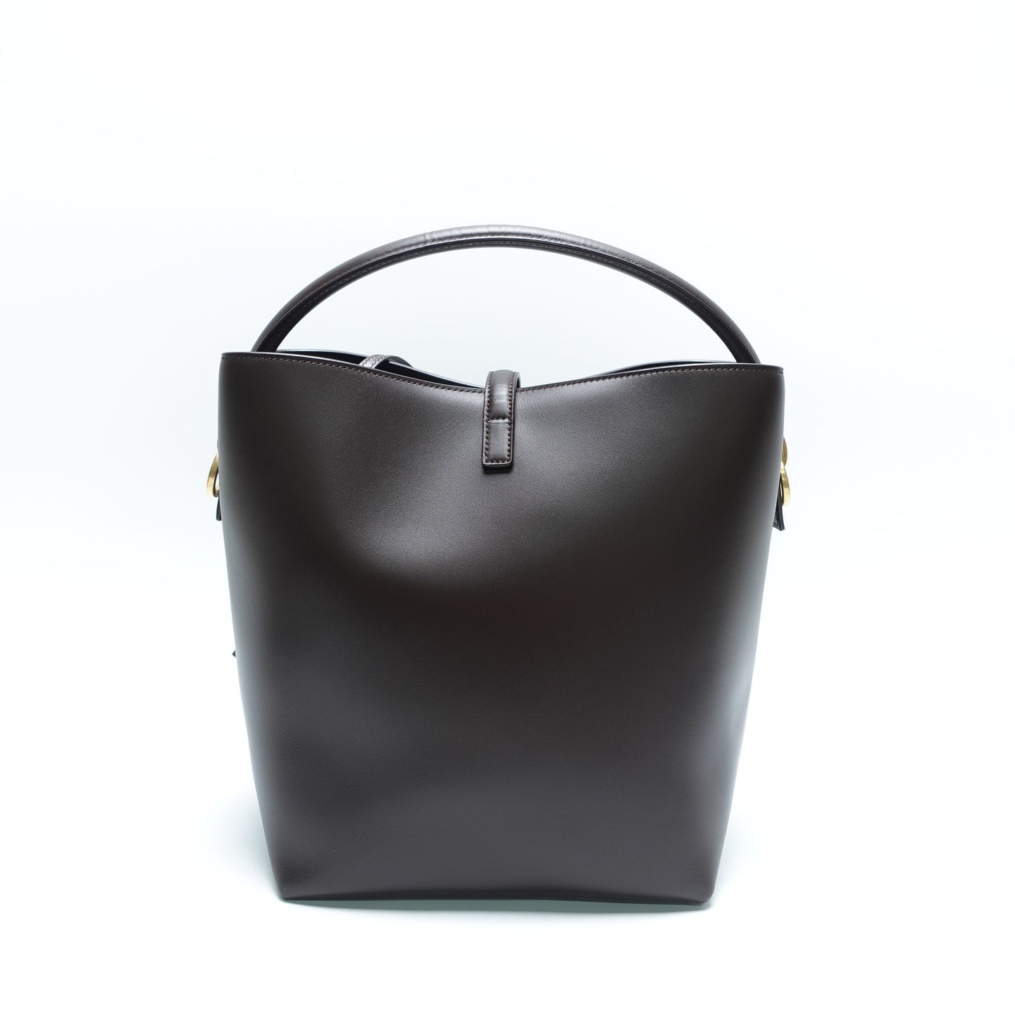 Saint Laurent LE37 Brown Calfskin Leather Shoulder Bag T10445066