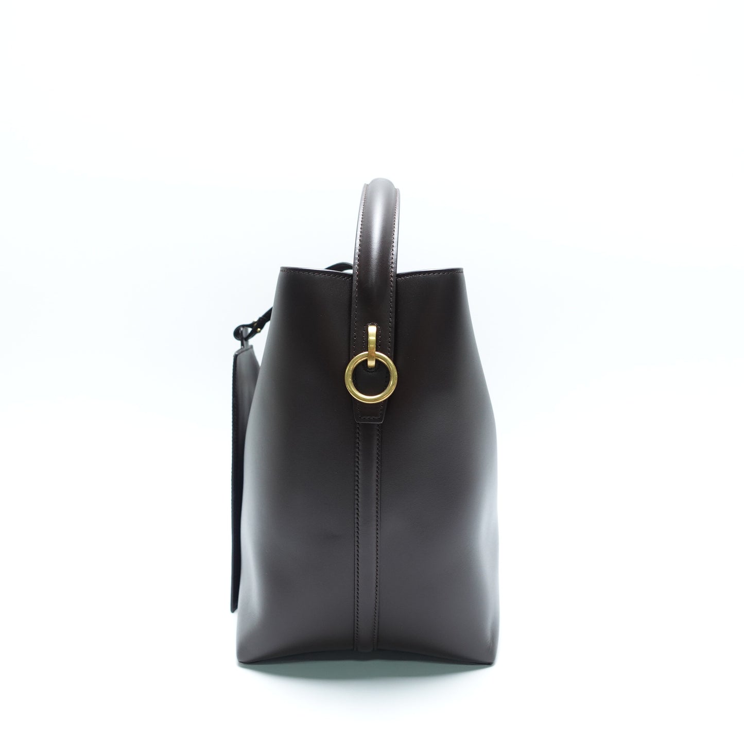 Saint Laurent LE37 Brown Calfskin Leather Shoulder Bag T10445066