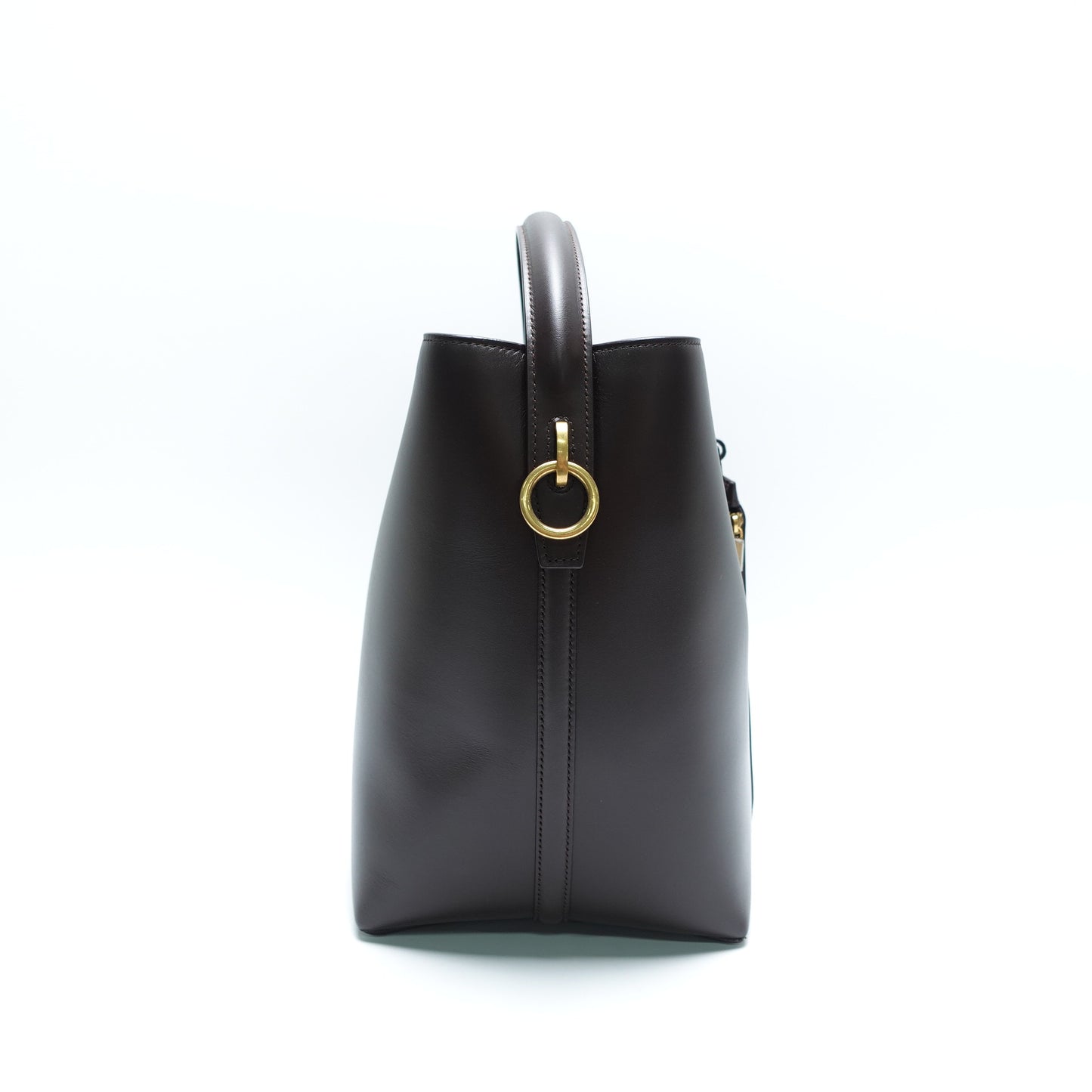 Saint Laurent LE37 Brown Calfskin Leather Shoulder Bag T10445066