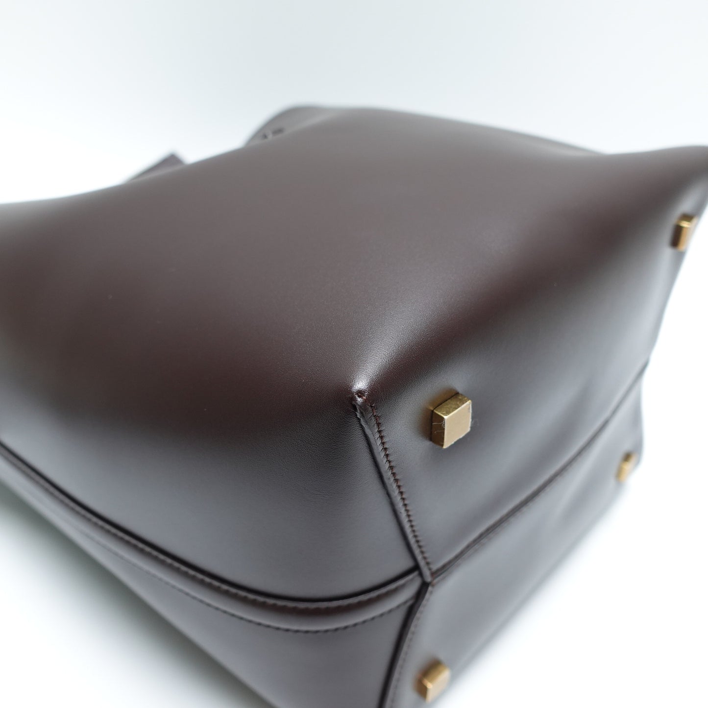 Saint Laurent LE37 Brown Calfskin Leather Shoulder Bag T10445066