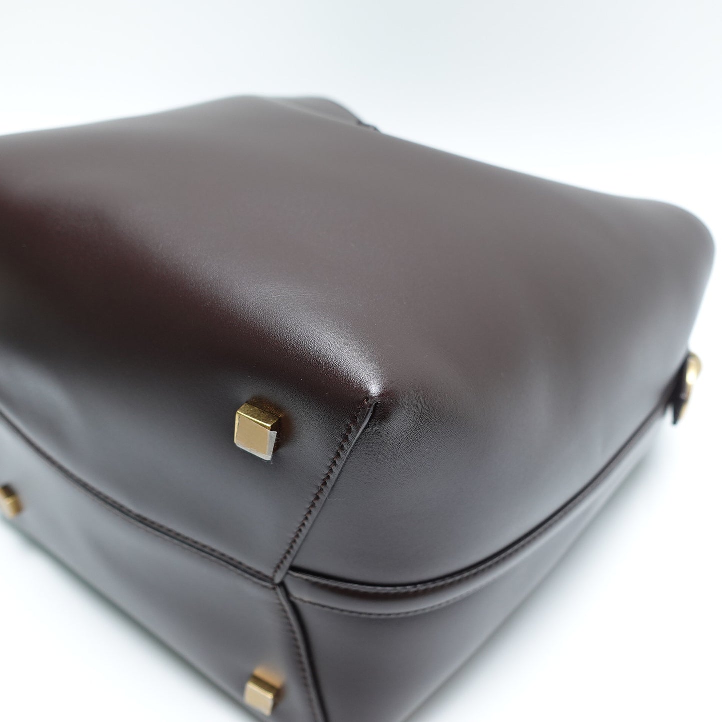 Saint Laurent LE37 Brown Calfskin Leather Shoulder Bag T10445066