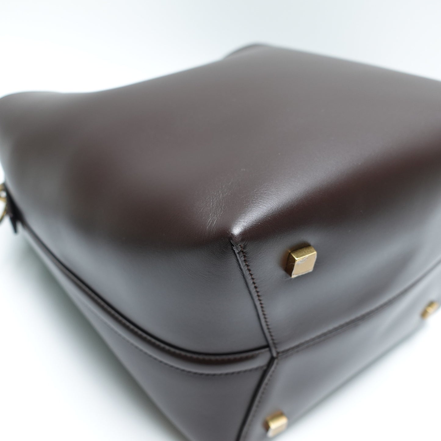 Saint Laurent LE37 Brown Calfskin Leather Shoulder Bag T10445066