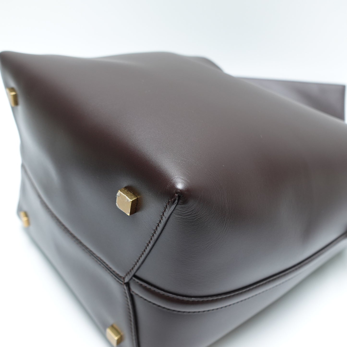 Saint Laurent LE37 Brown Calfskin Leather Shoulder Bag T10445066
