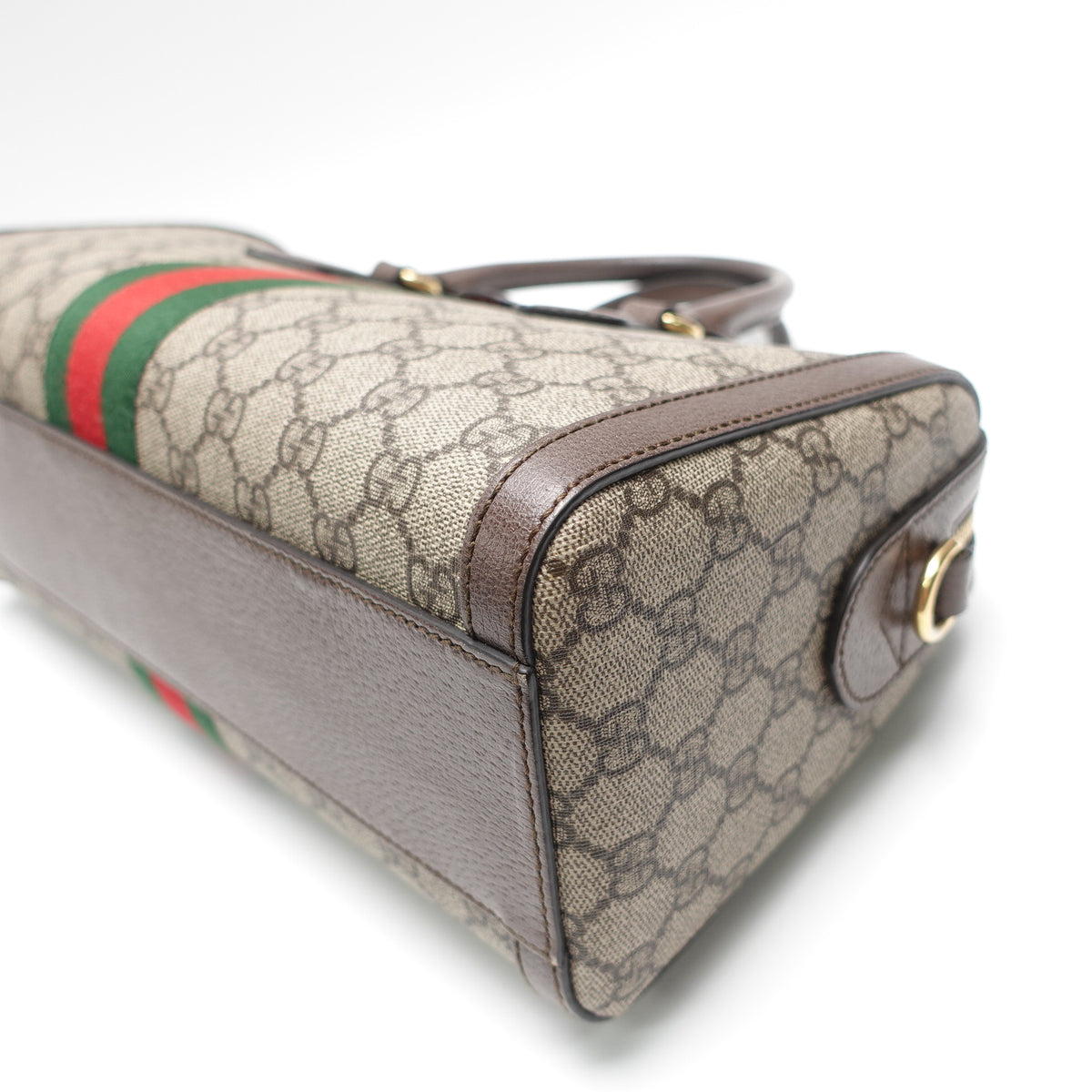 Pre-Owned Gucci Ophidia Beige Canvas Shoulder Bag T10445053