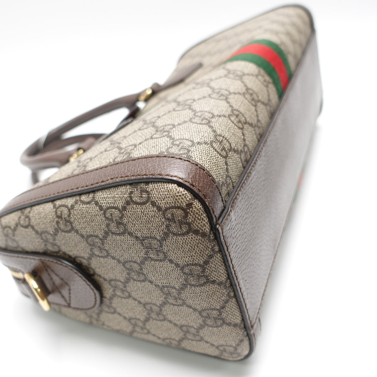 Pre-Owned Gucci Ophidia Beige Canvas Shoulder Bag T10445053