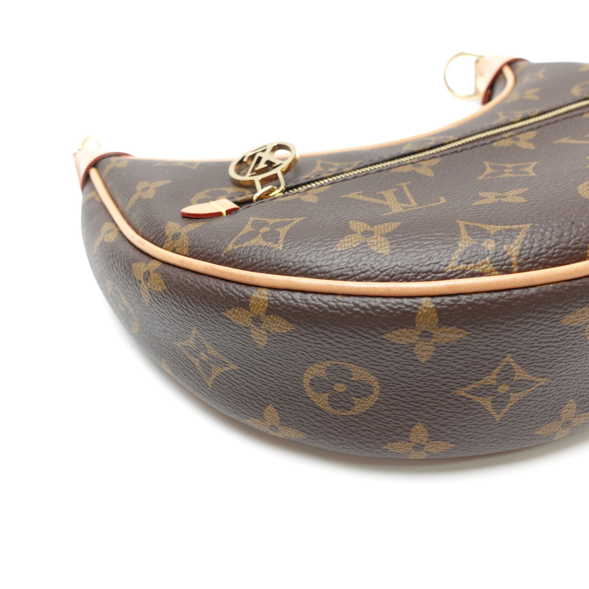 Pre-Owned Louis Vuitton Loop Brown Monogram Canvas Shoulder Bag T10443823