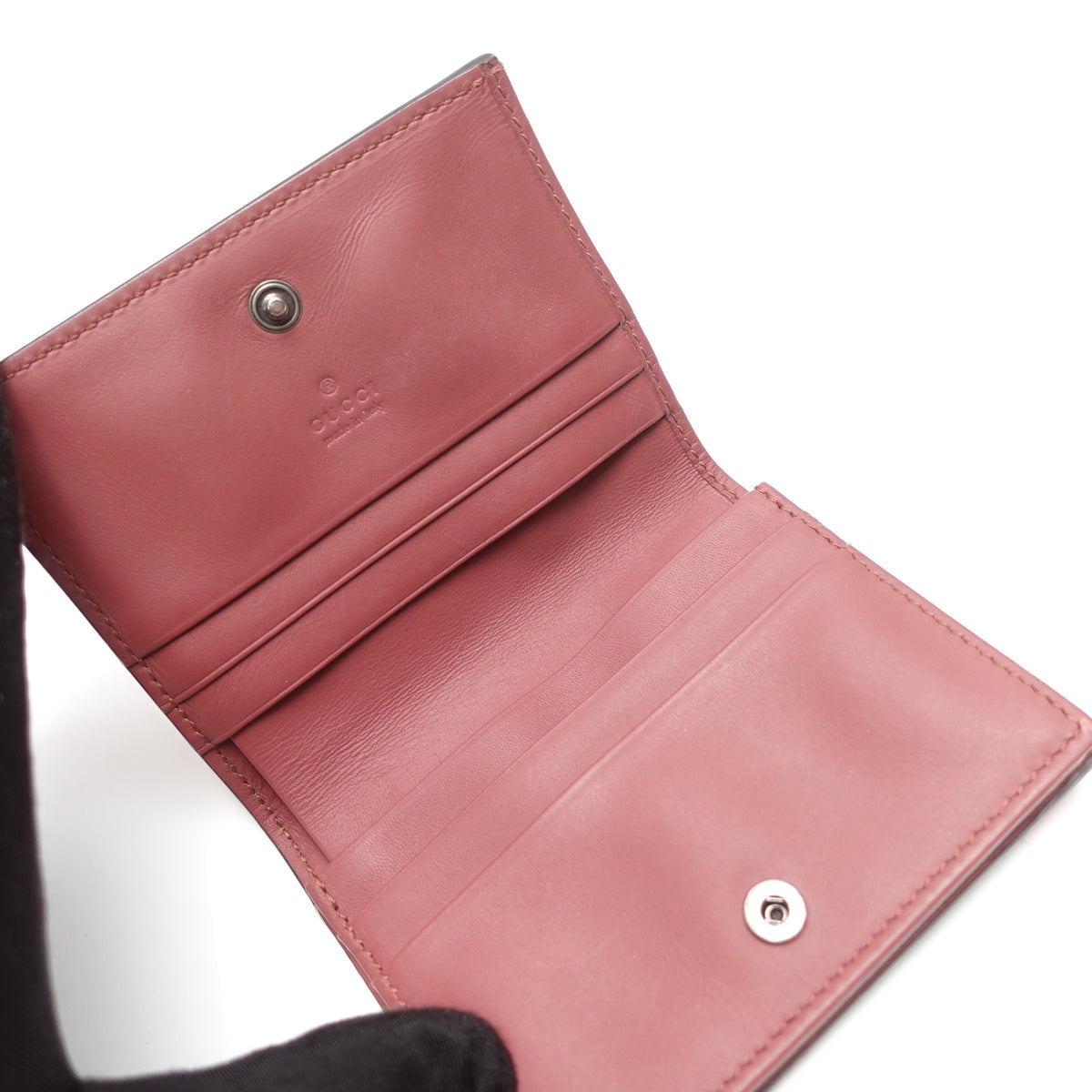 Pre-Owned Gucci Brown GG Coated Canvas Wallet T10445146
