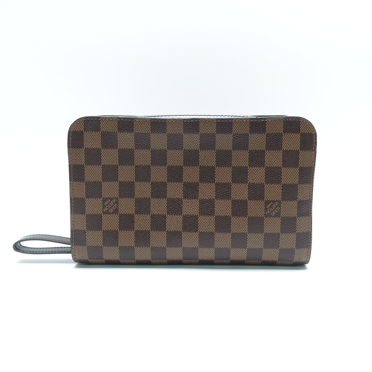 Pre-Owned Louis Vuitton Saint Louis Brown Damier Ebene Clutch T10446742