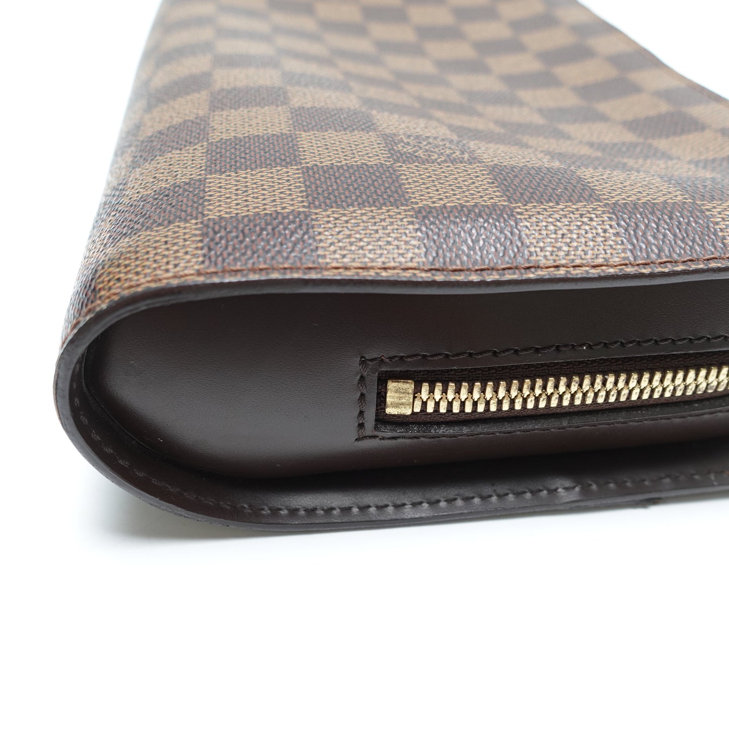 Pre-Owned Louis Vuitton Saint Louis Brown Damier Ebene Clutch T10446742