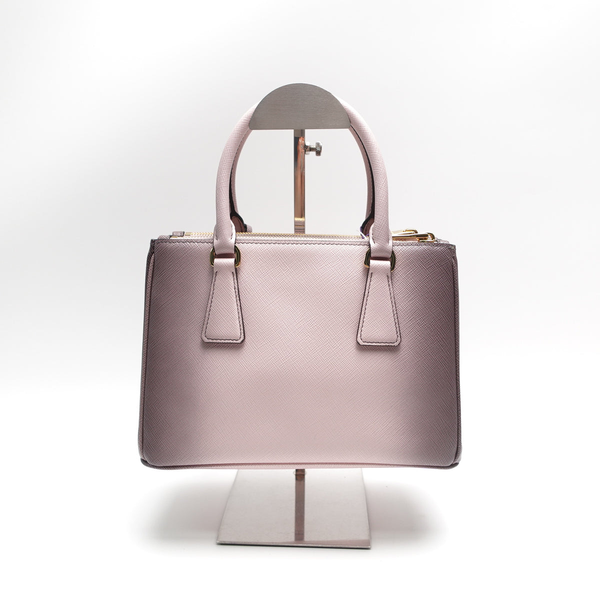 Pre-Owned Prada Galleria Small Pink&Black Saffiano Shoulder Bag T10447943