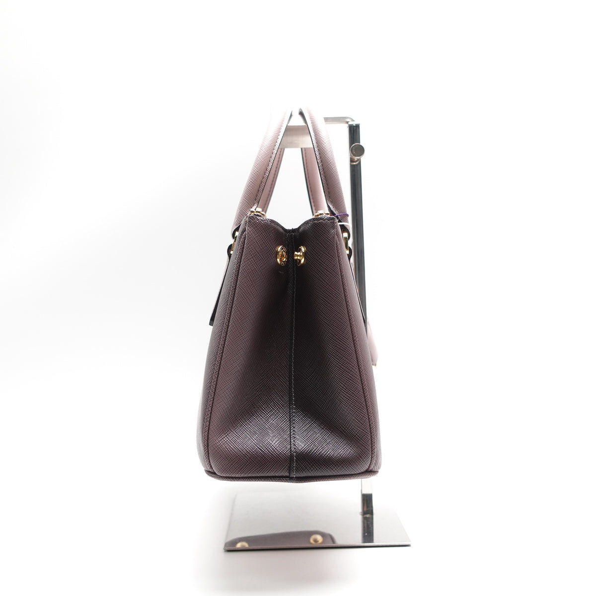 Pre-Owned Prada Galleria Small Pink&Black Saffiano Shoulder Bag T10447943