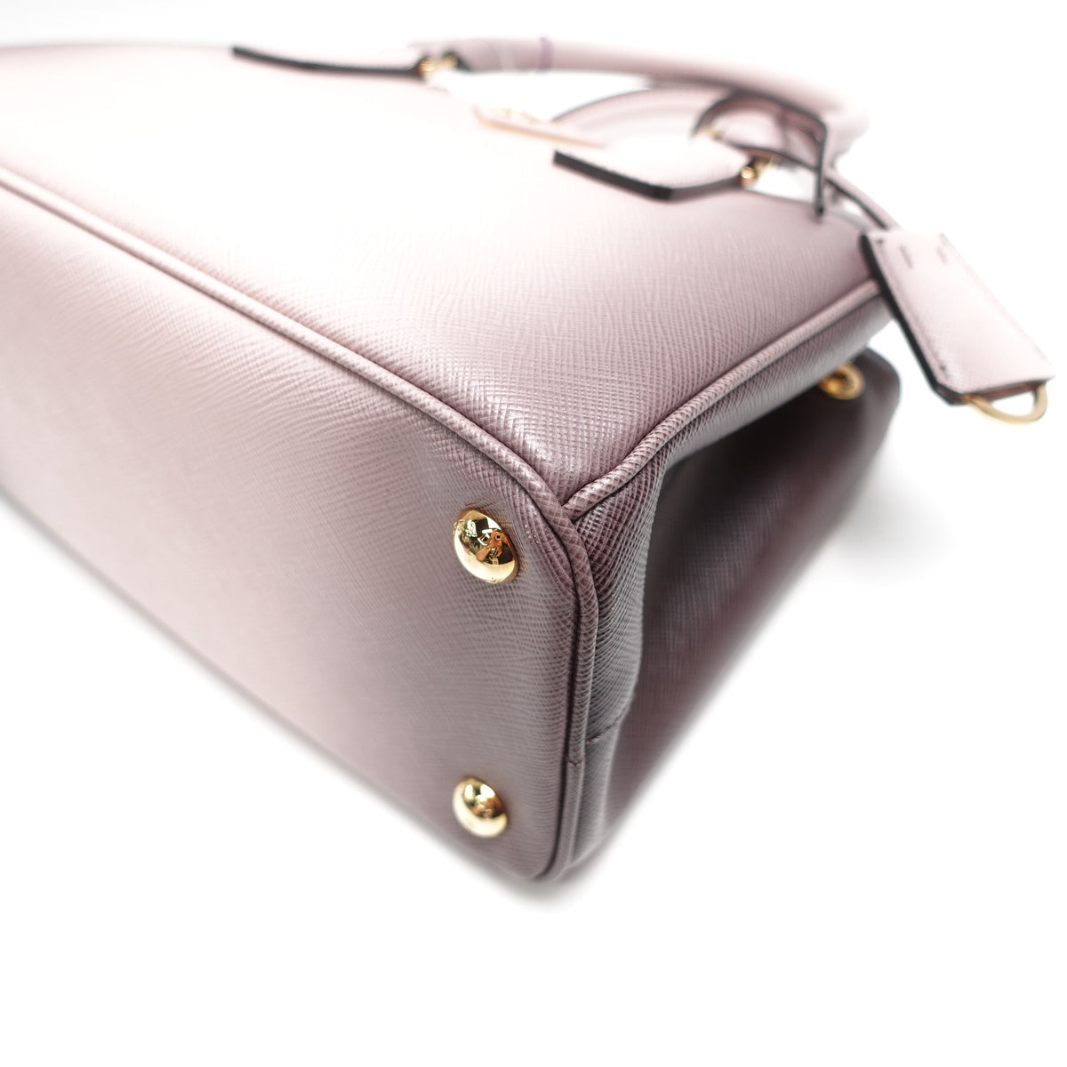 Pre-Owned Prada Galleria Small Pink&Black Saffiano Shoulder Bag T10447943