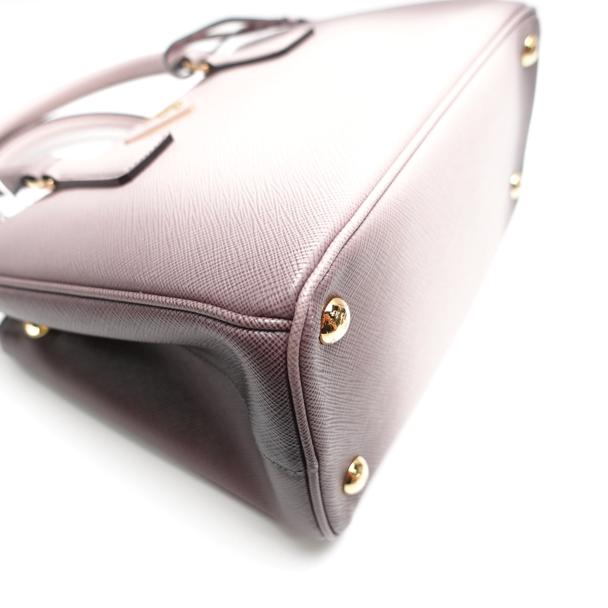 Pre-Owned Prada Galleria Small Pink&Black Saffiano Shoulder Bag T10447943