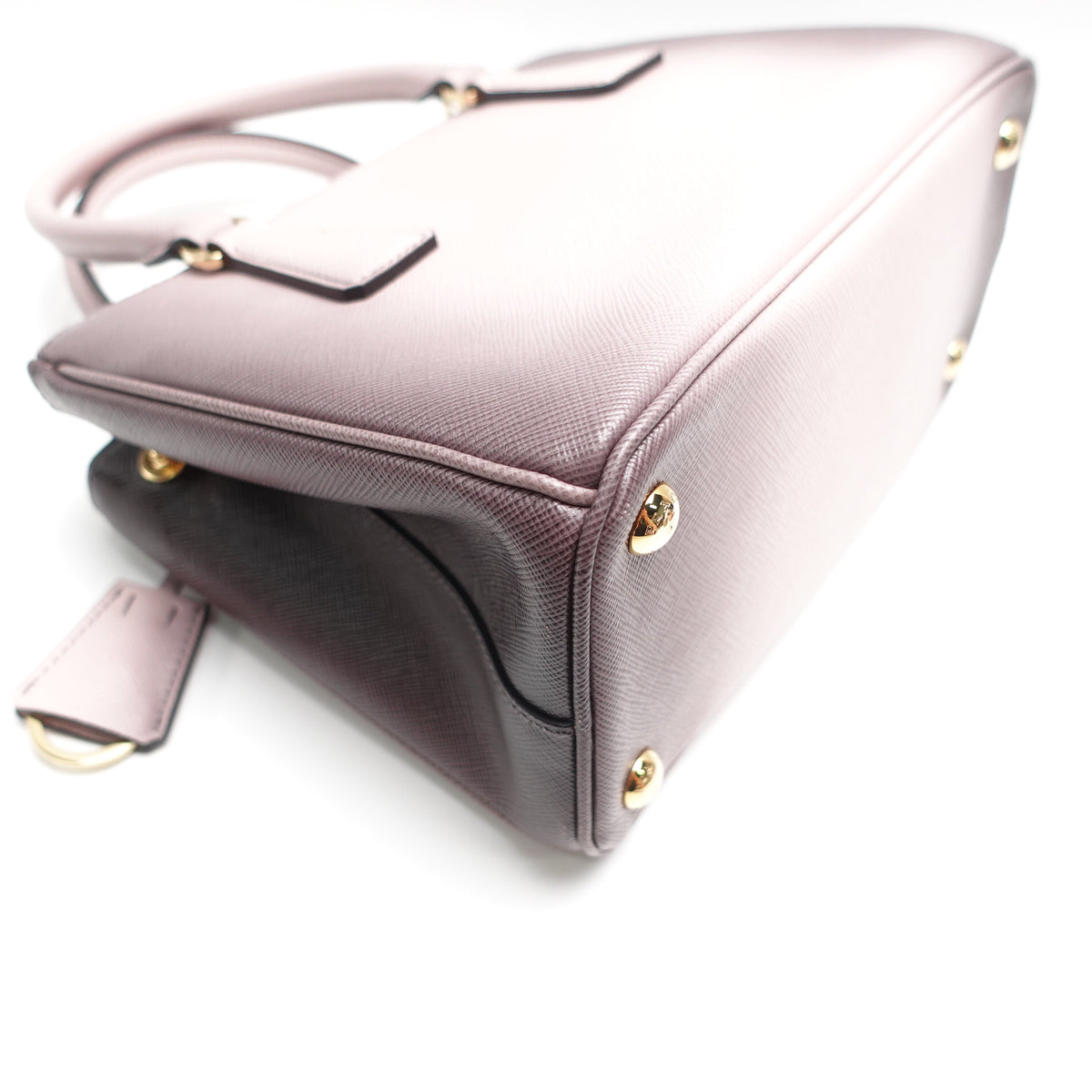 Pre-Owned Prada Galleria Small Pink&Black Saffiano Shoulder Bag T10447943