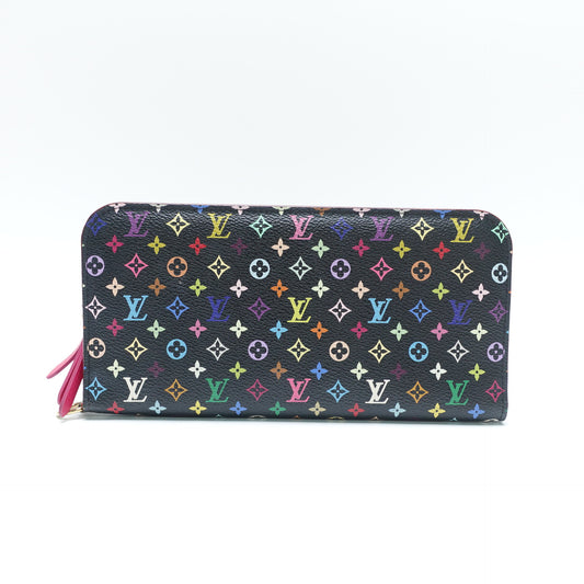 Pre-Owned Louis Vuitton Insolite Black Multicolor Canvas Coated Canvas Wallet T10448944