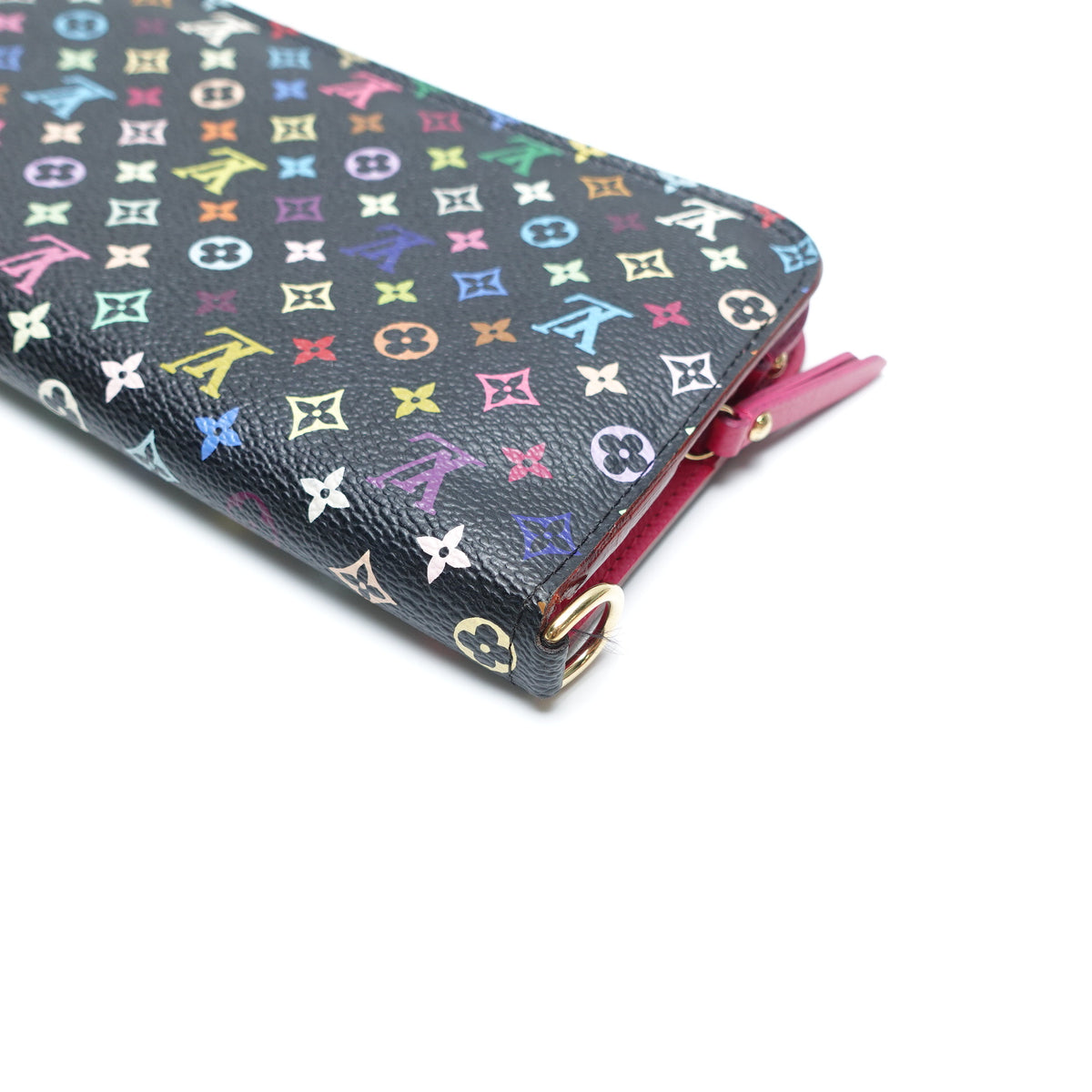 Pre-Owned Louis Vuitton Insolite Black Multicolor Canvas Coated Canvas Wallet T10448944