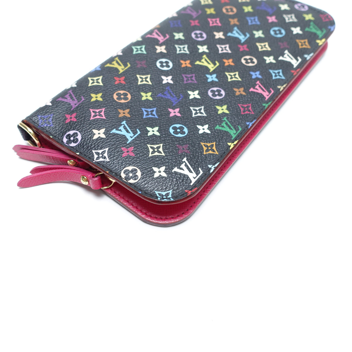Pre-Owned Louis Vuitton Insolite Black Multicolor Canvas Coated Canvas Wallet T10448944