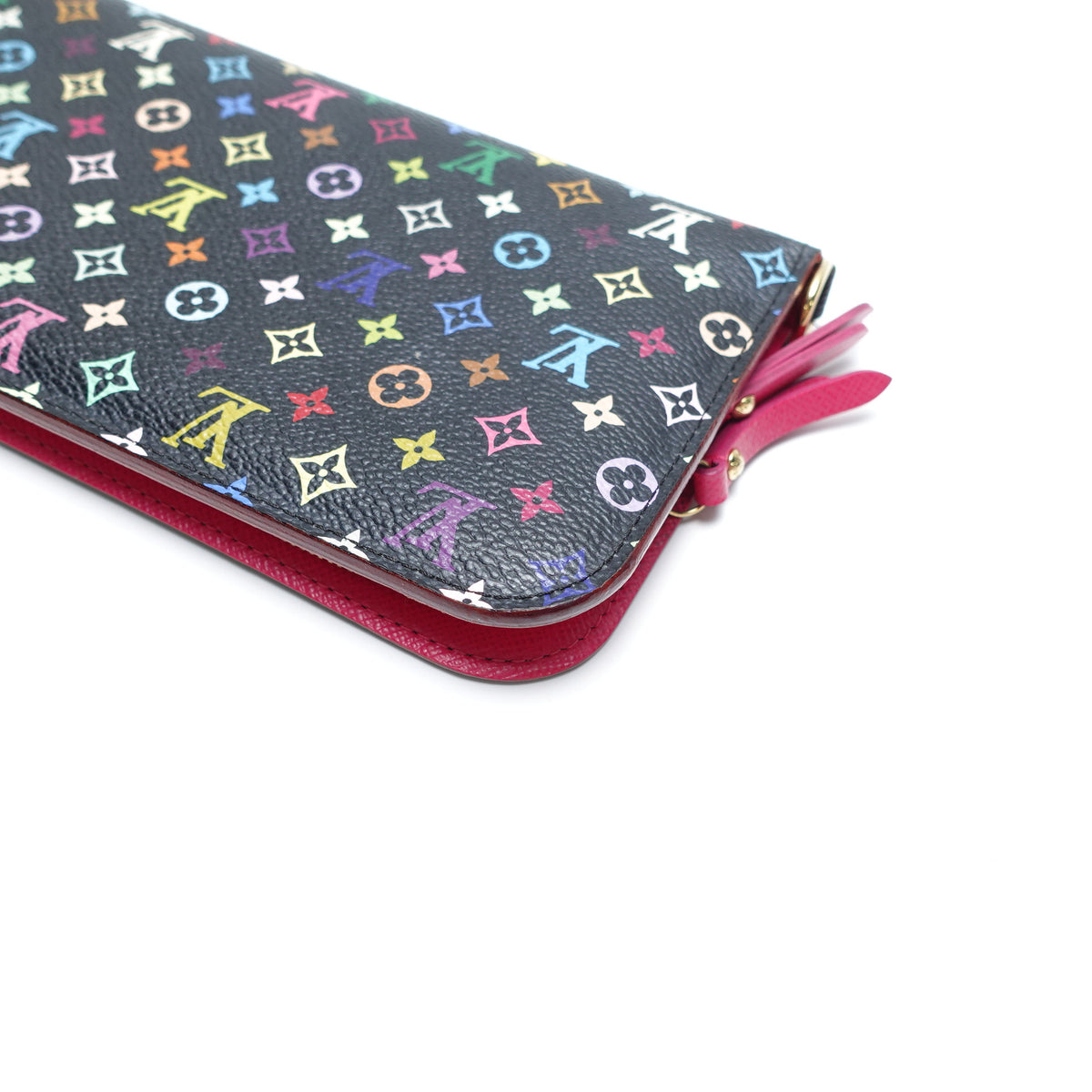 Pre-Owned Louis Vuitton Insolite Black Multicolor Canvas Coated Canvas Wallet T10448944